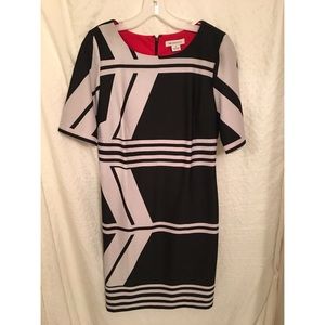 Liz Claiborne Ladies Geometric Dress Size 10